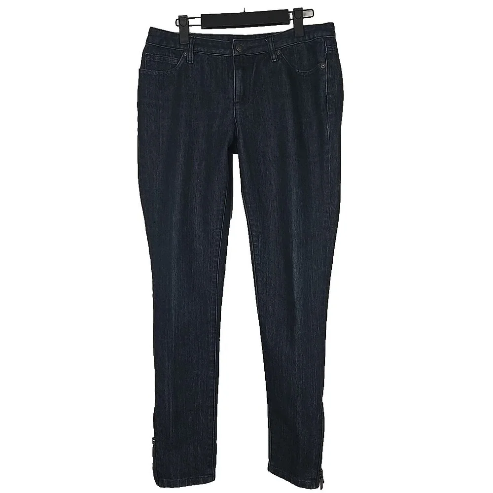 Michael Kors Women's Zippered Ankle Trouser Jeans Size 8 (31